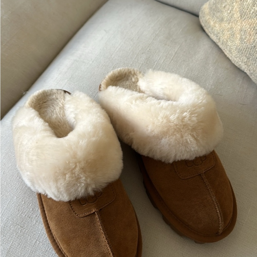 Ugg Cozy Brown and Cream Women's Slippers 40/9